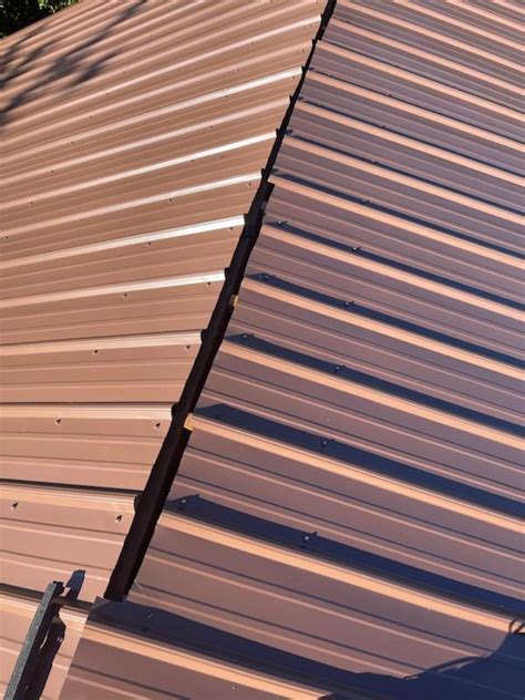 cocoa brown metal roof pictures